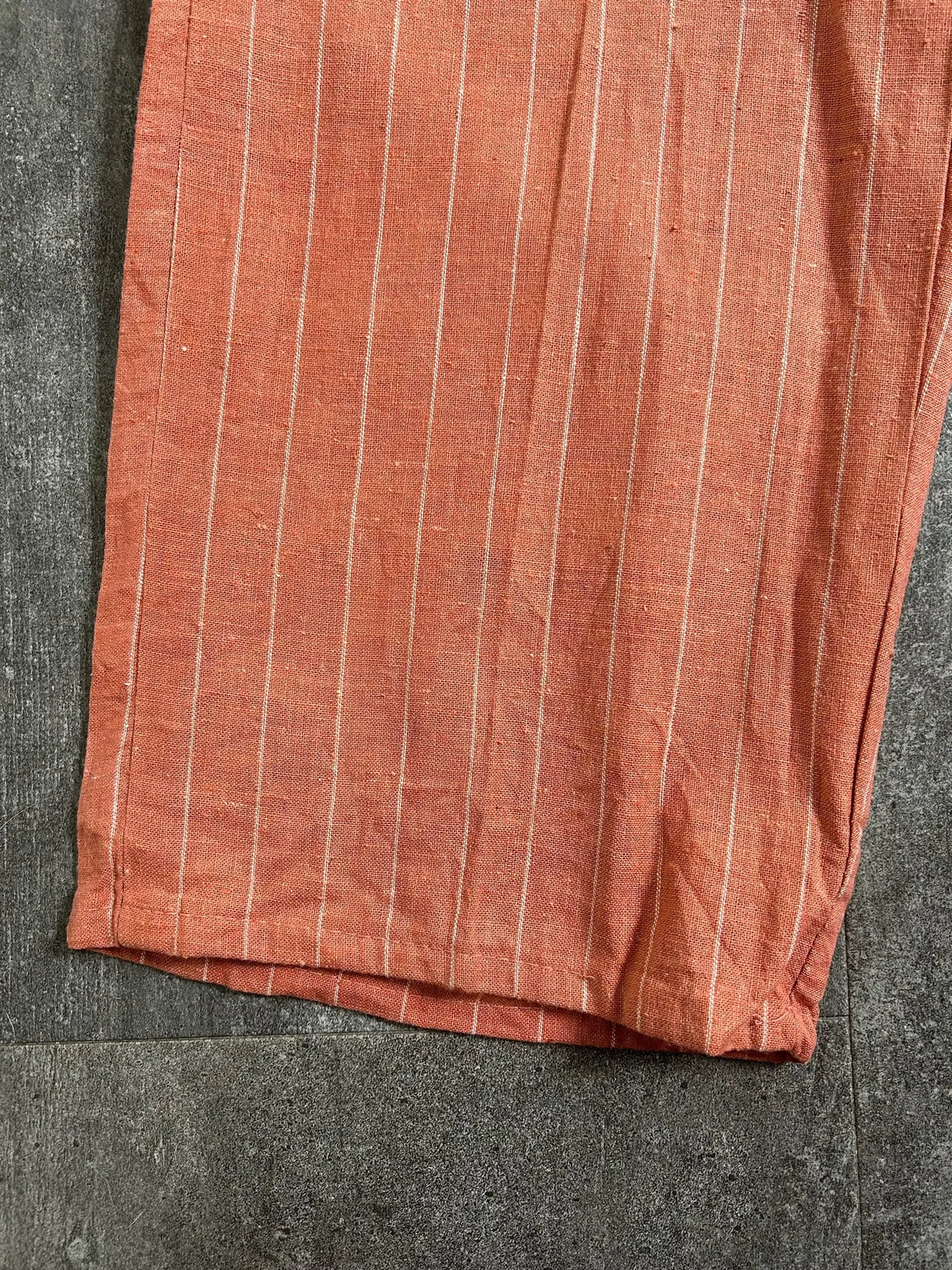 1930s 1940s striped pants . vintage trousers . size xxs to xs