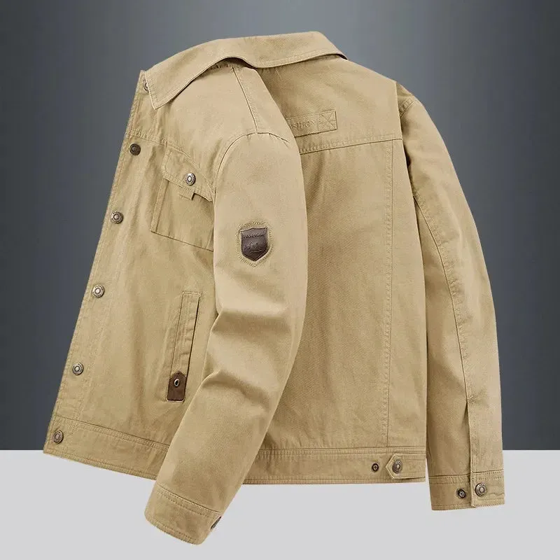 2025Waterproof Tactical Jacket Men Spring Autumn Multi-pocket Wear-resistant Windbreaker Coat Military Thin Cargo Jackets