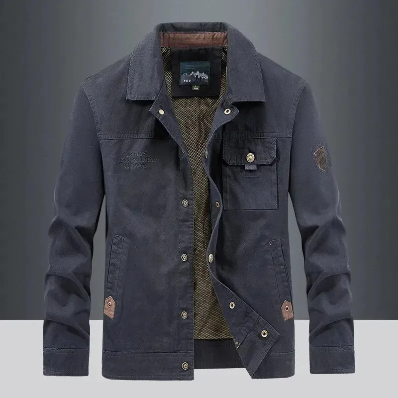 2025Waterproof Tactical Jacket Men Spring Autumn Multi-pocket Wear-resistant Windbreaker Coat Military Thin Cargo Jackets
