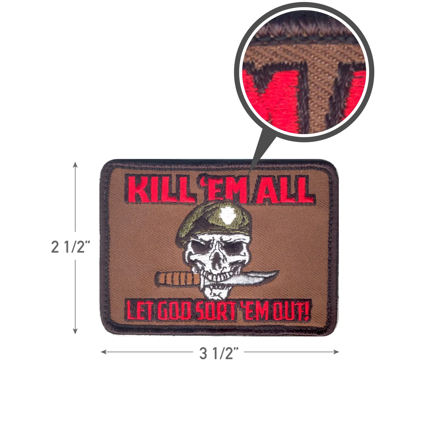 73197 Rothco Kill Em All Let God Sort Em Out Morale Patch
