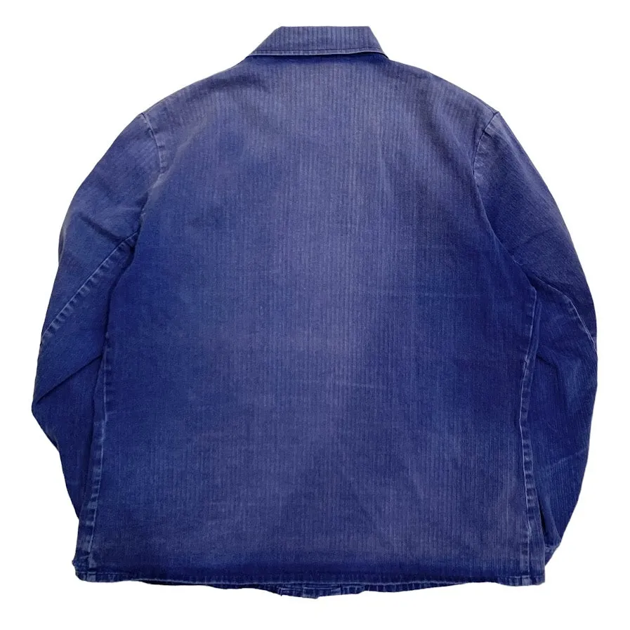 80's Vintage German Military Herringbone Twill Work Jacket / 1