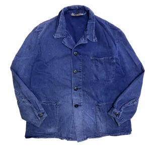80's Vintage German Military Herringbone Twill Work Jacket / 2