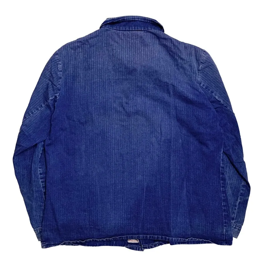 80's Vintage German Military Herringbone Twill Work Jacket / 2