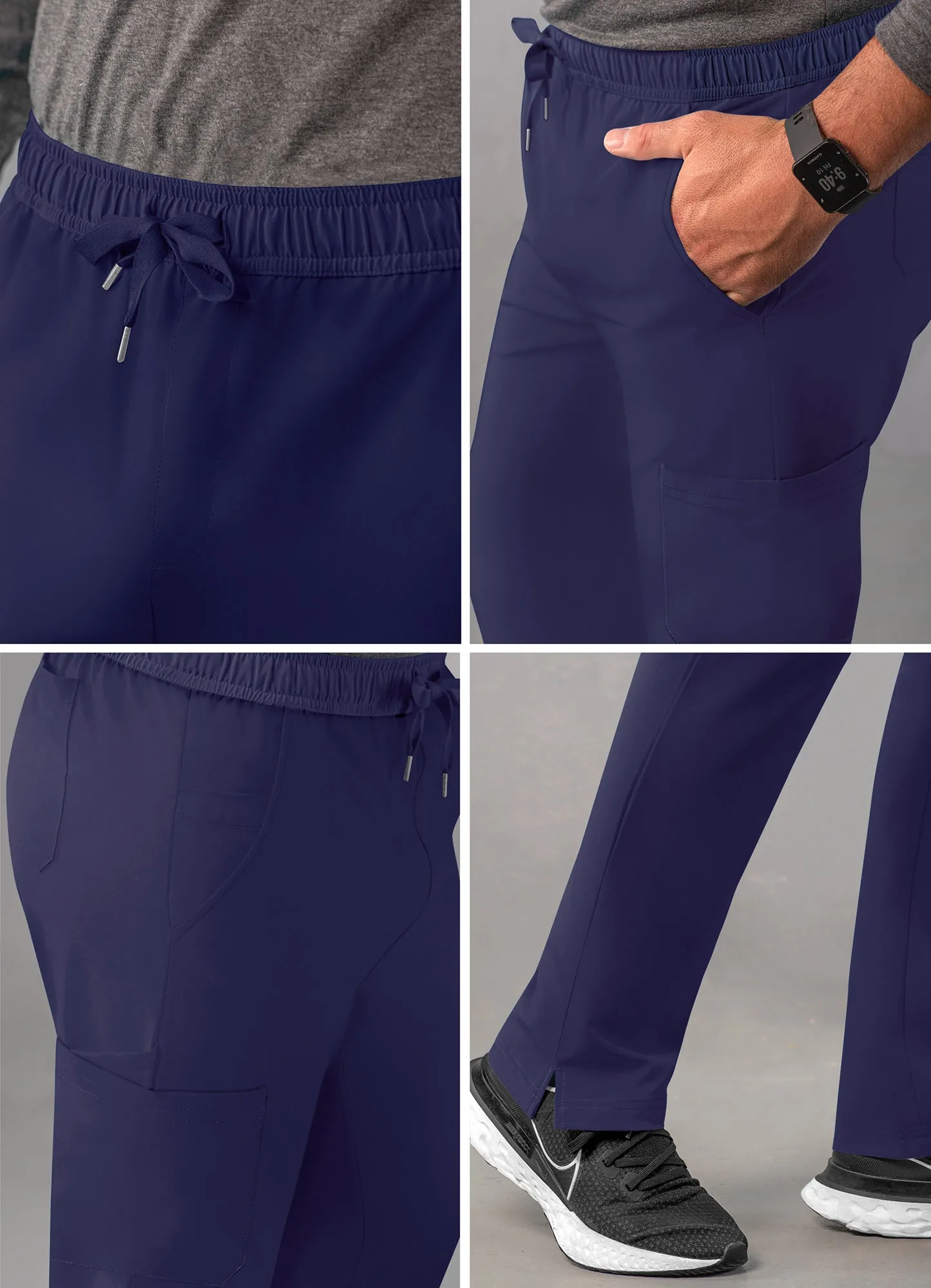 ADAR Addition Men's Slim Leg Cargo Drawstring Pant (A6106)