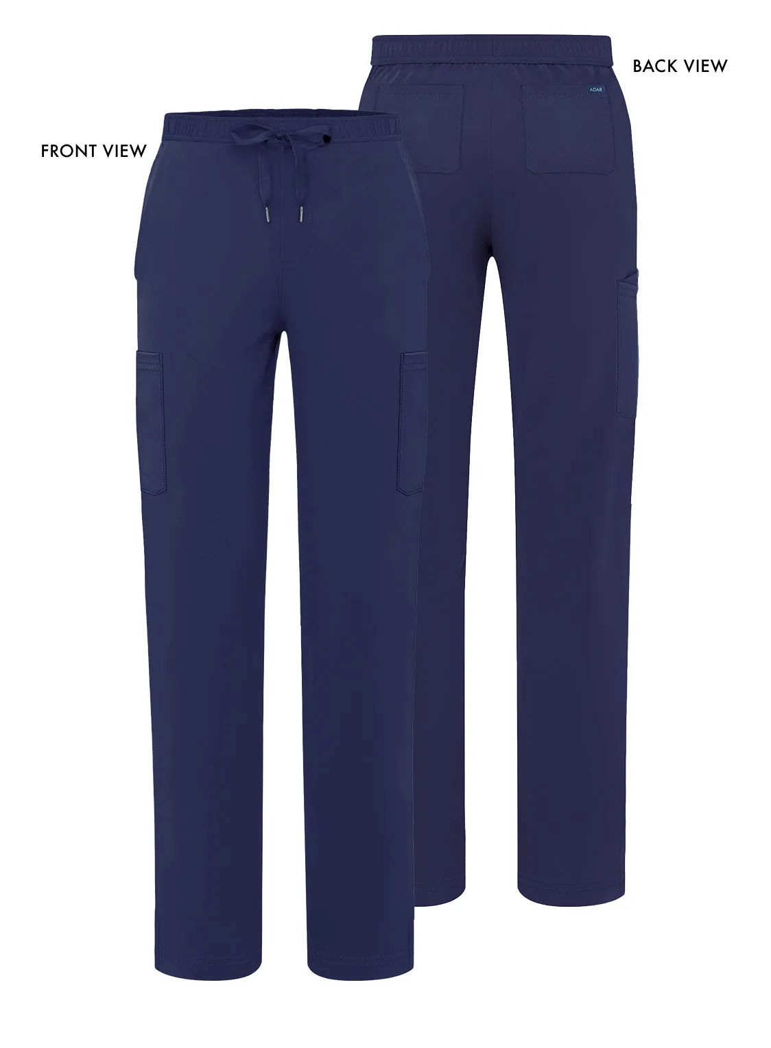 ADAR Addition Men's Slim Leg Cargo Drawstring Pant (A6106)