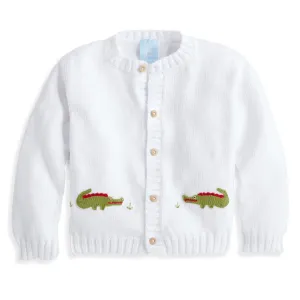 Alligator Applique Cardigan