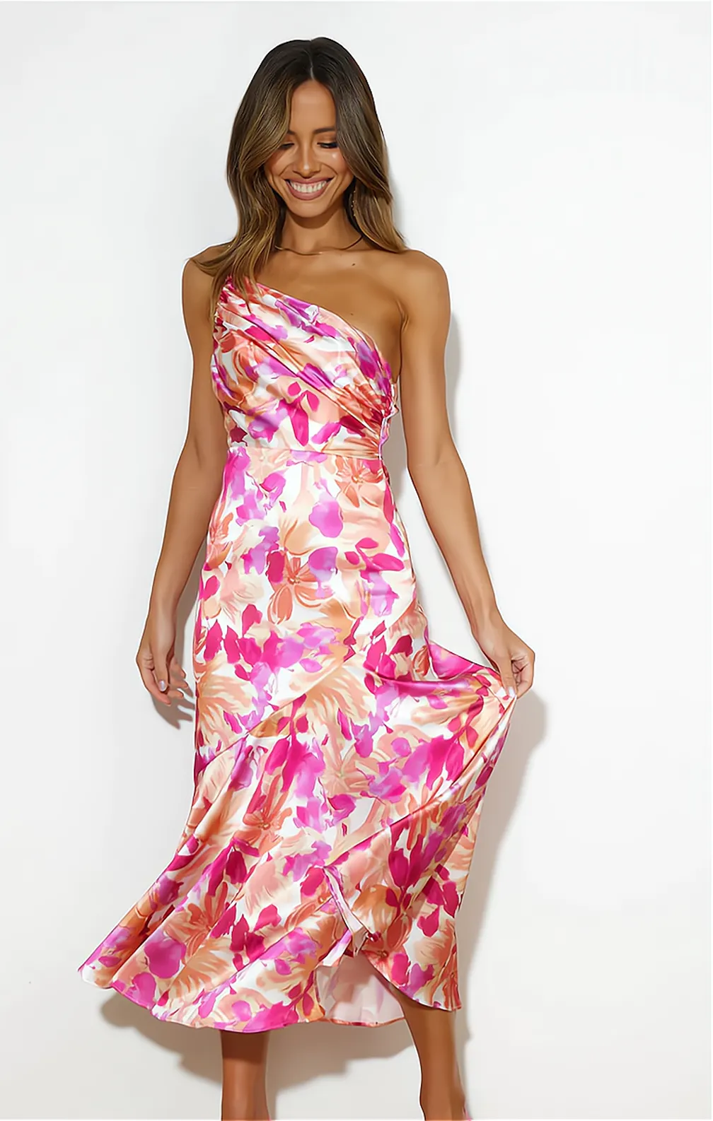 Alma® | Off-The-Shoulder Floral Dress