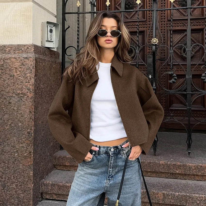 ALTEA - Cropped Wool Blend Jacket