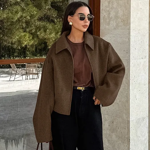 ALTEA - Cropped Wool Blend Jacket