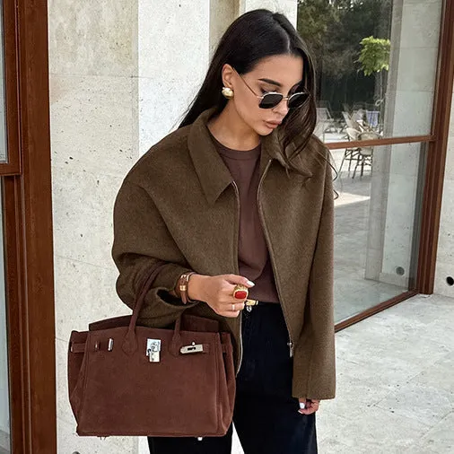 ALTEA - Cropped Wool Blend Jacket