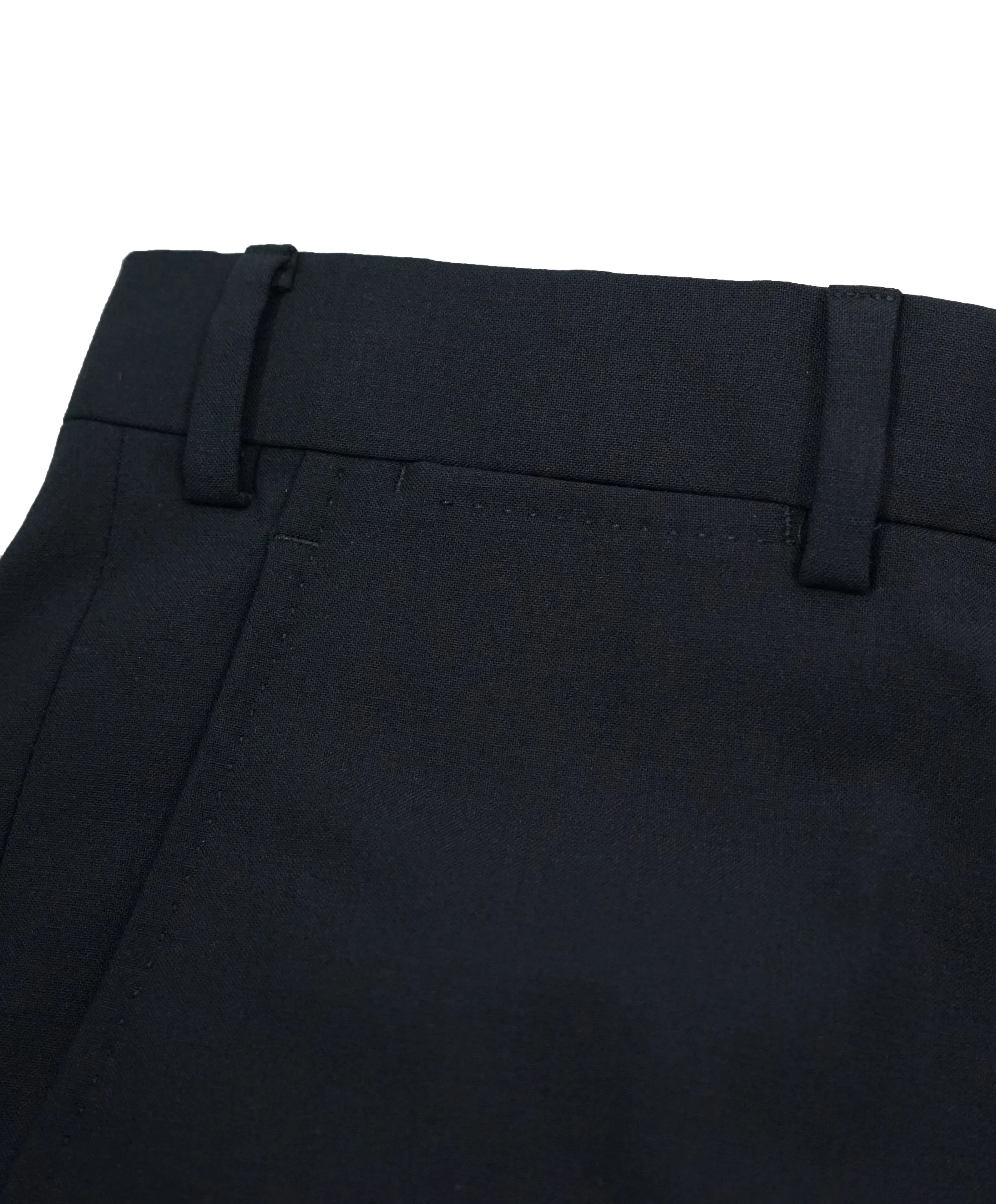 ARMANI COLLEZIONI - “M Line” 3-Piece Navy Solid Suit With Pick Stitching - 46R