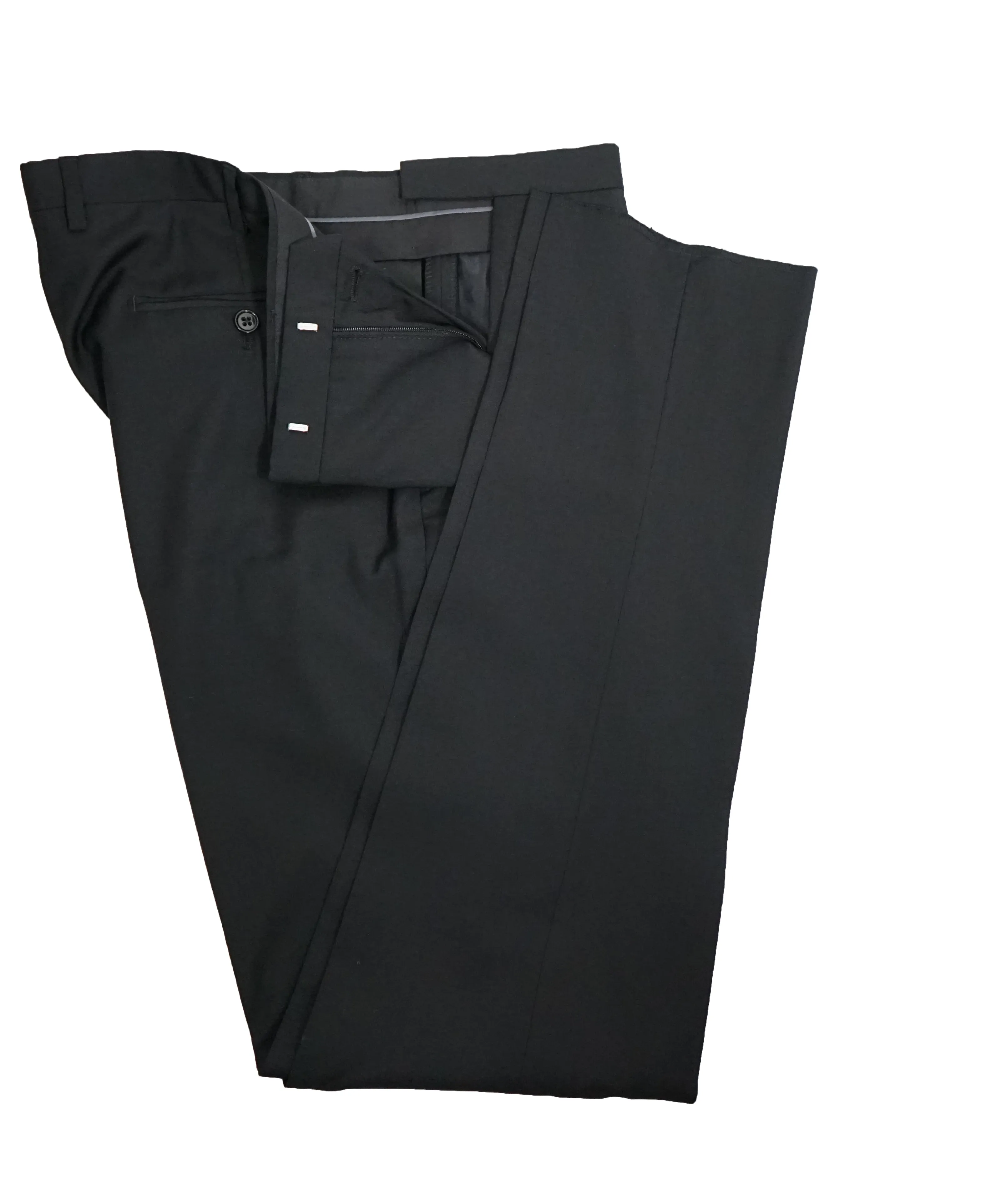 ARMANI COLLEZIONI - M Line Slim Drop 8 Black Peak Lapel Suit - 42R
