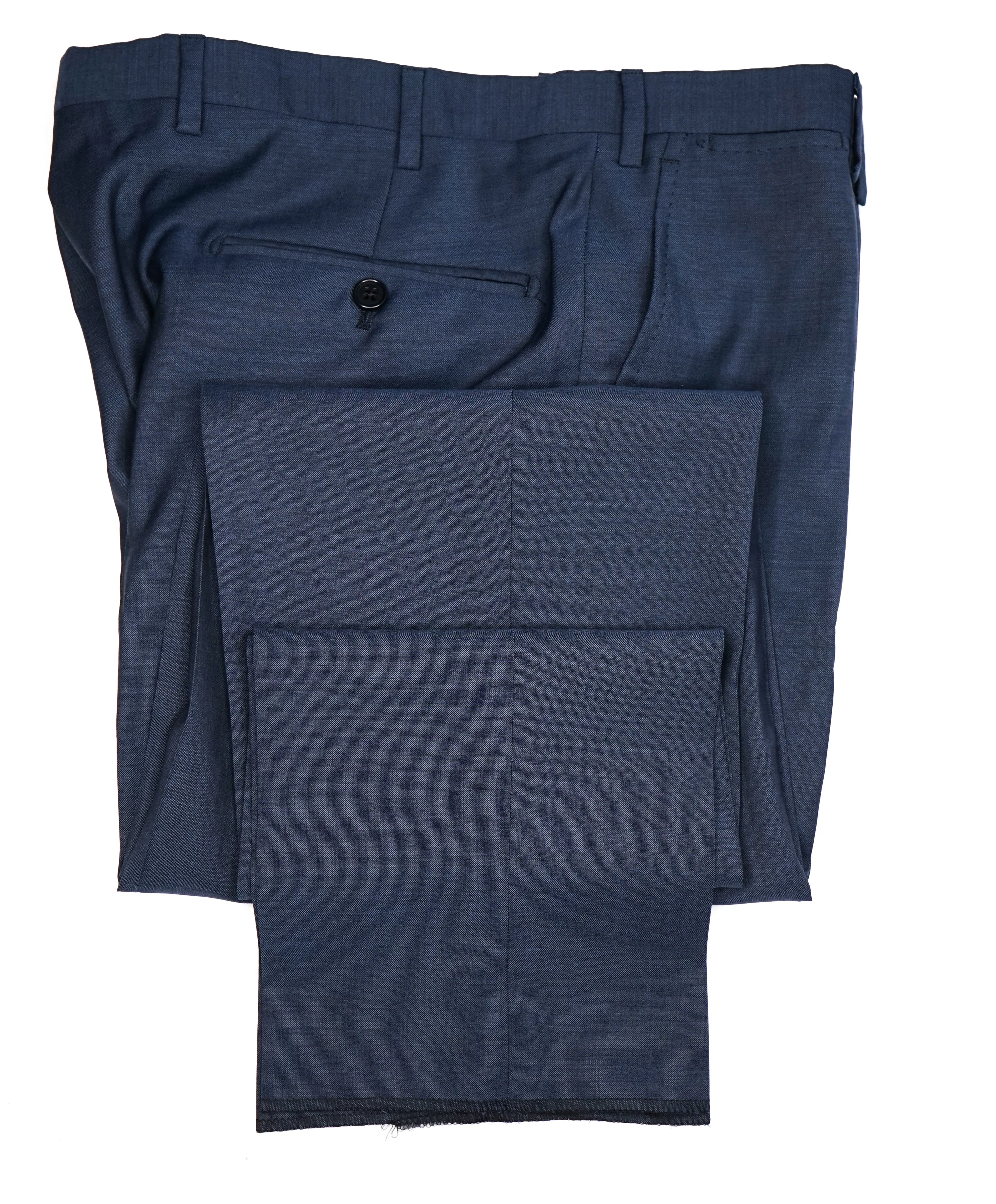 ARMANI COLLEZIONI - "M Line" Slim Modern Pastel Blue Notch Lapel Suit - 40R