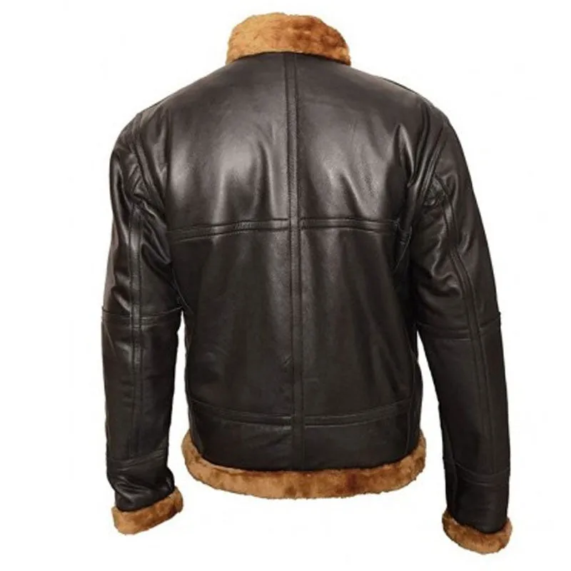 B3 Sheepskin Aviator Leather Bomber Jacket