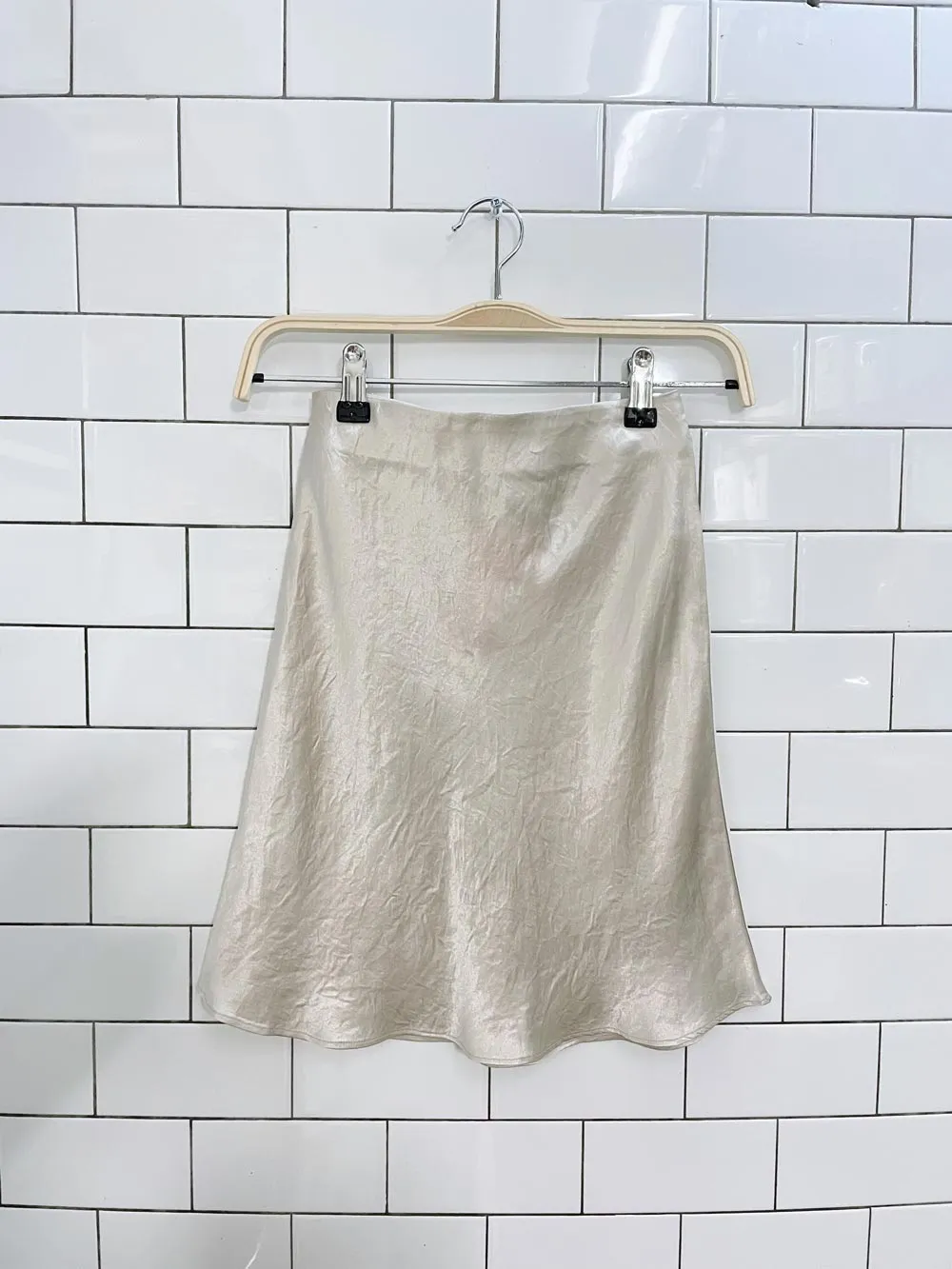 babaton 2024 new satin slip mini skirt