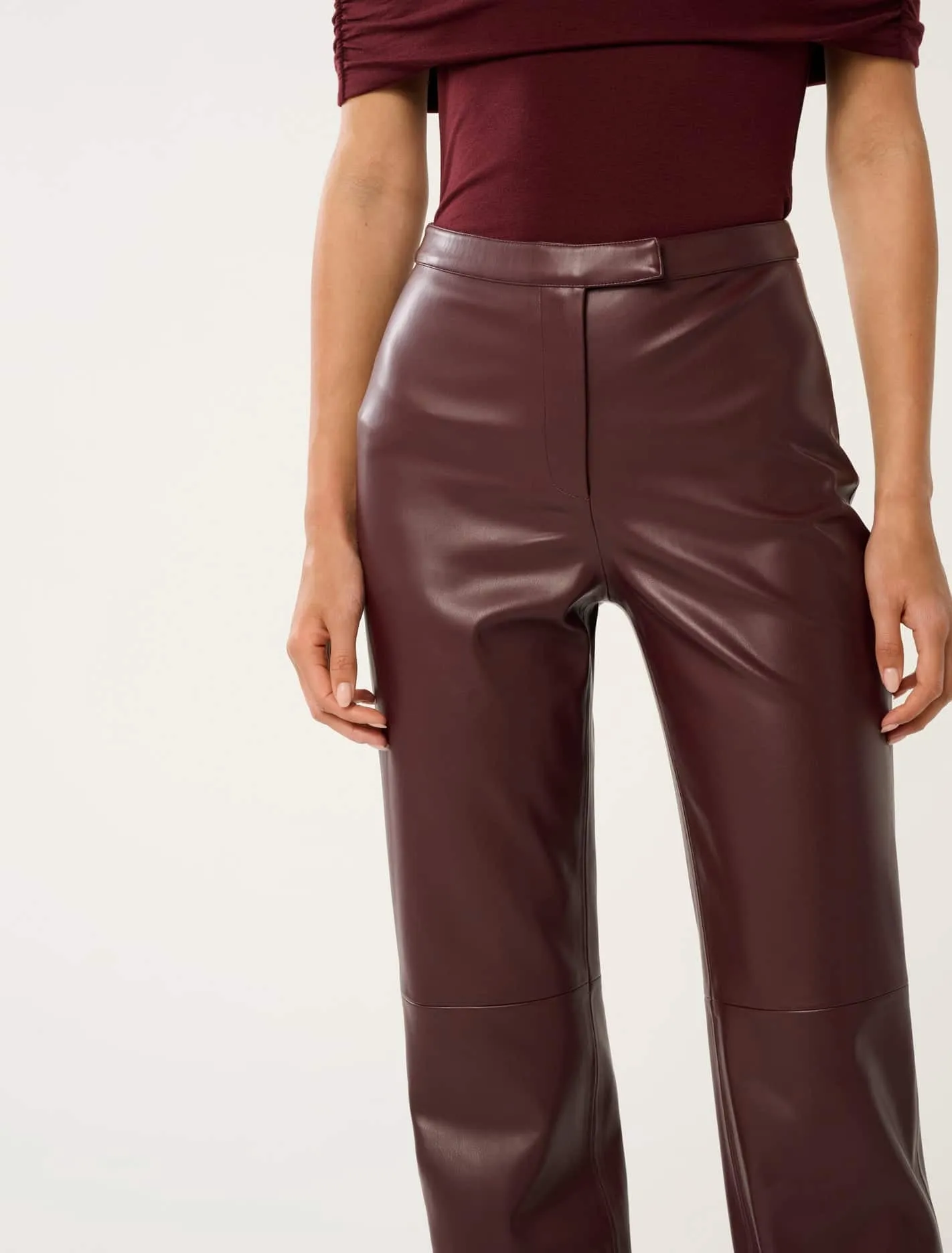 Bailee Vegan Leather Slim Pants