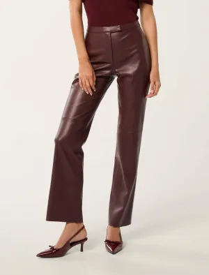 Bailee Vegan Leather Slim Pants