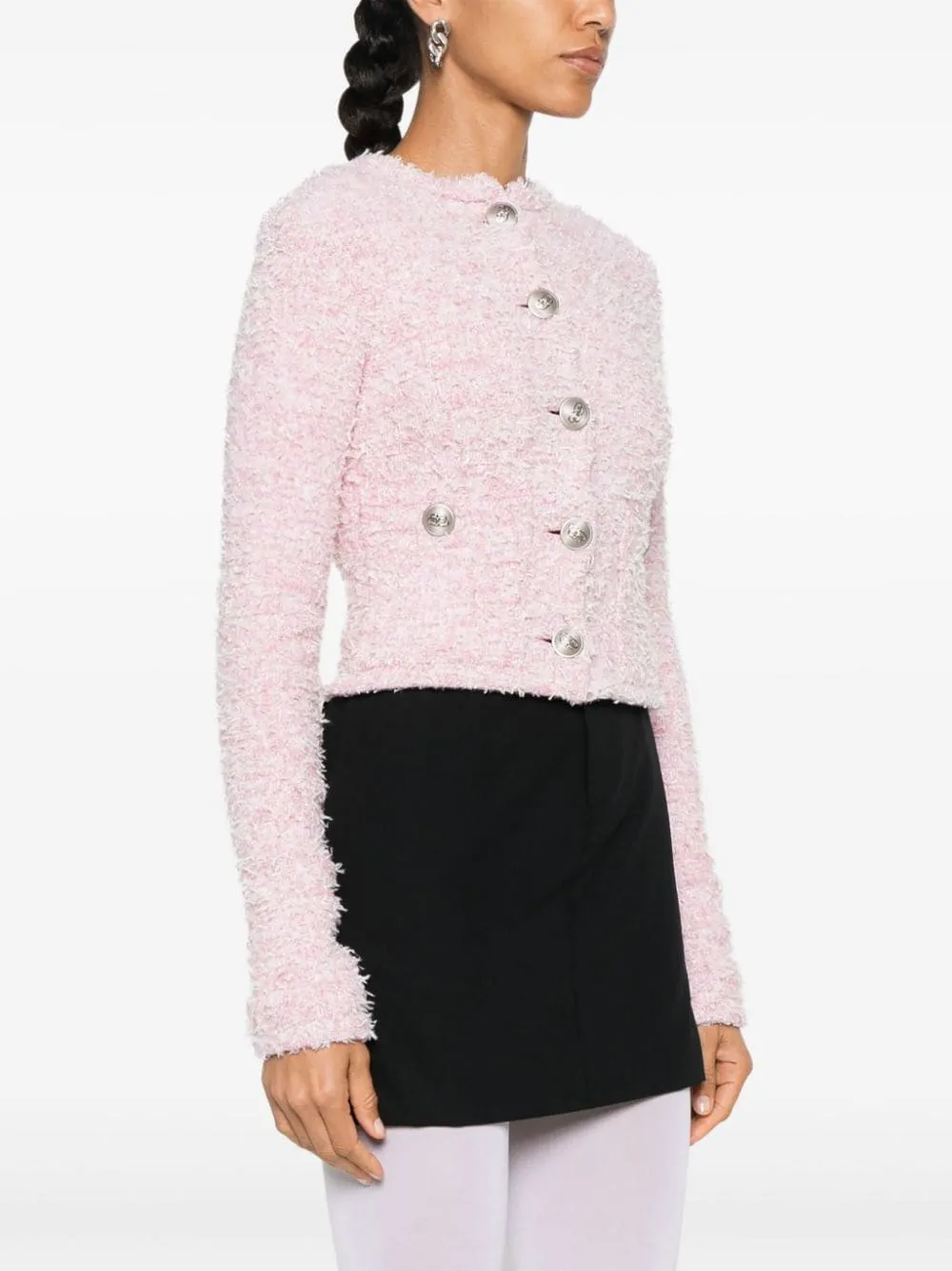 Balenciaga Bouclé beskuren jacka