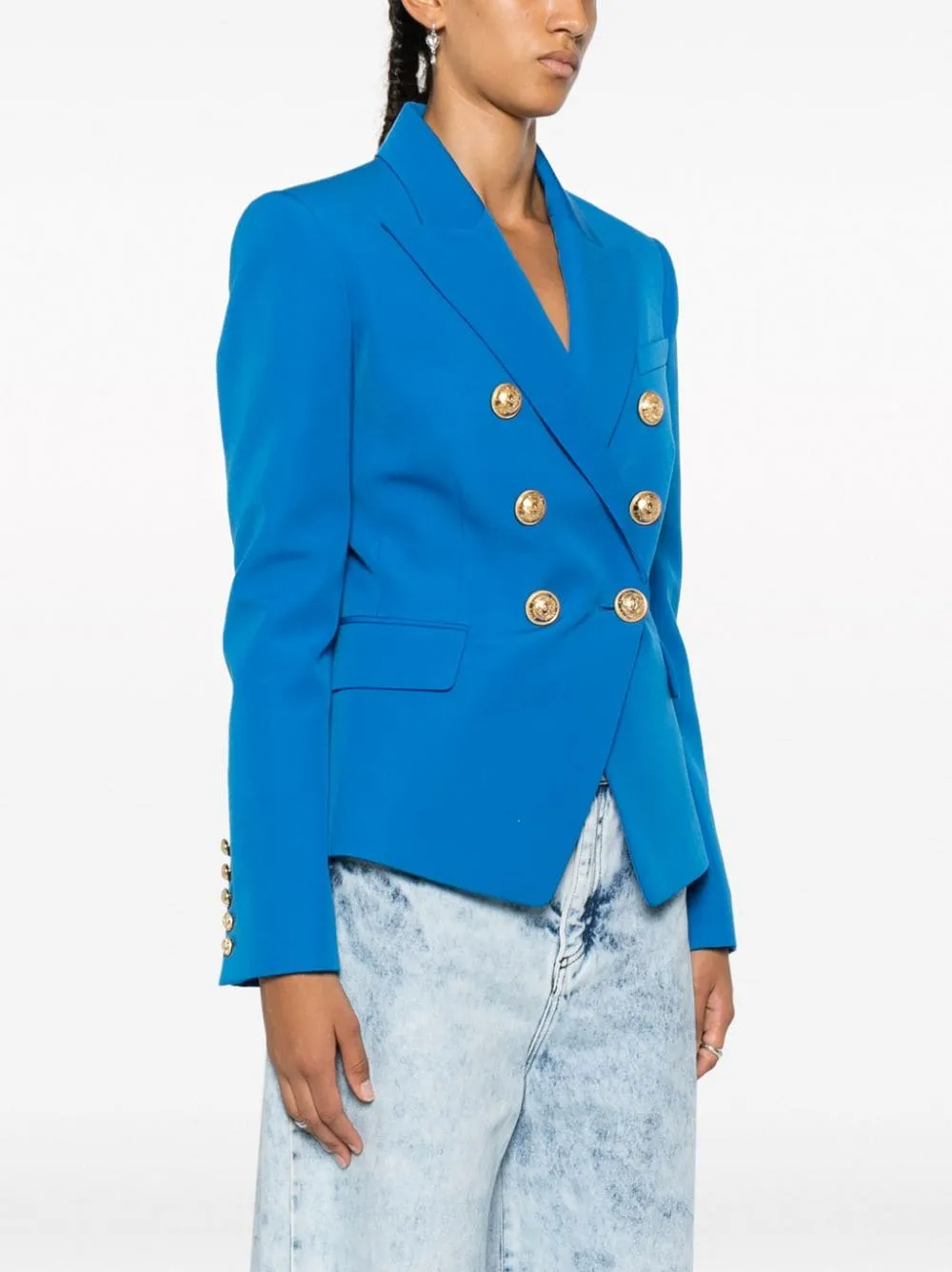 Balmain Jackets Blue