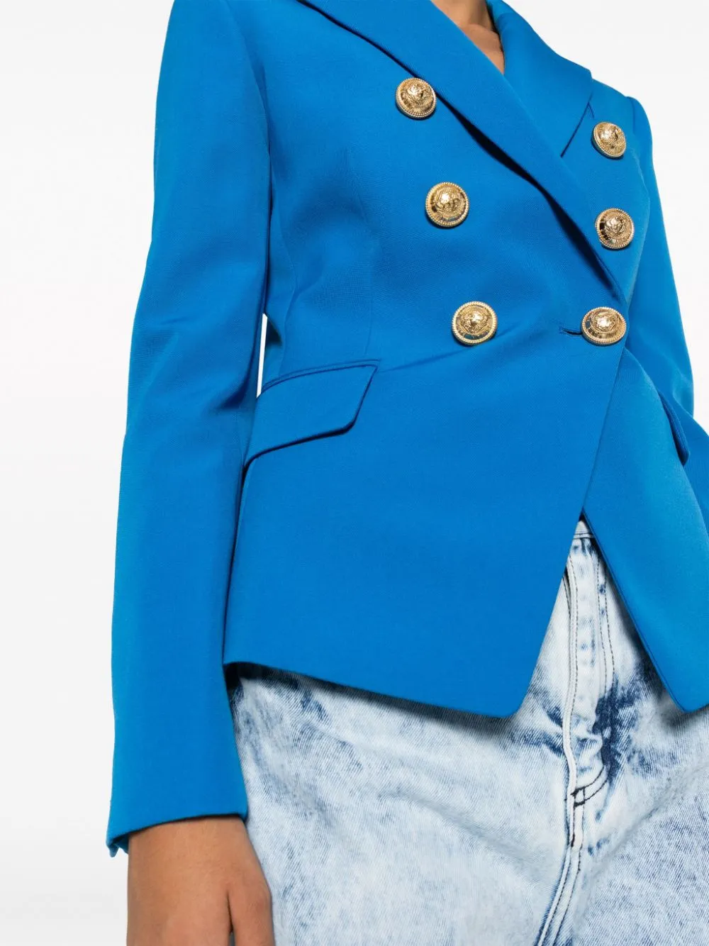 Balmain Jackets Blue