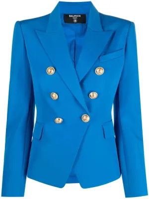 Balmain Jackets Blue