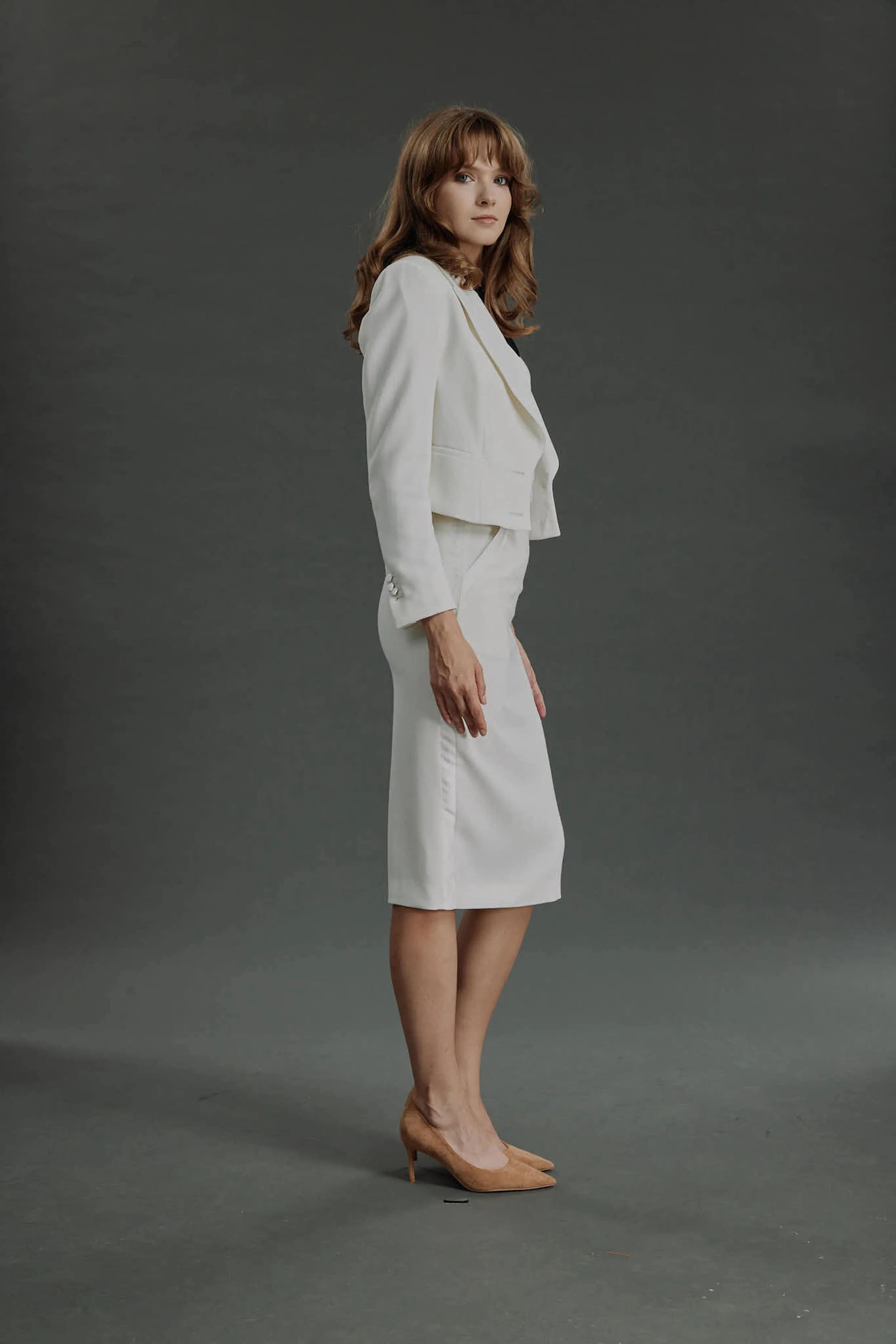 Barreiro - Limited Edition Jacket - Short jacket in wool crepe
