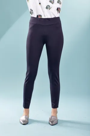 BCP8909SKB Solid Scuba Skinny Pants
