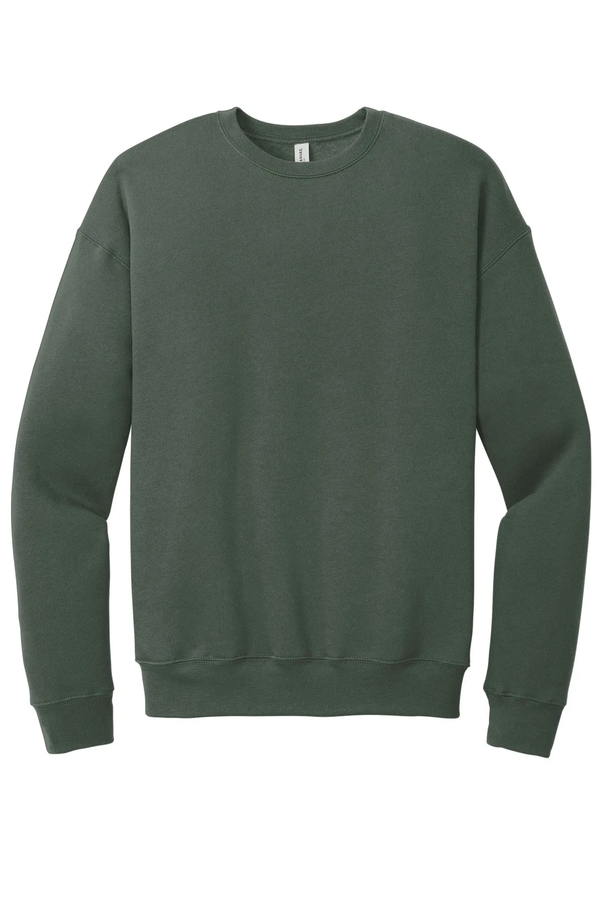 BELLA CANVAS  Unisex Sponge Fleece Drop Shoulder Sweatshirt. BC3945 Military Green