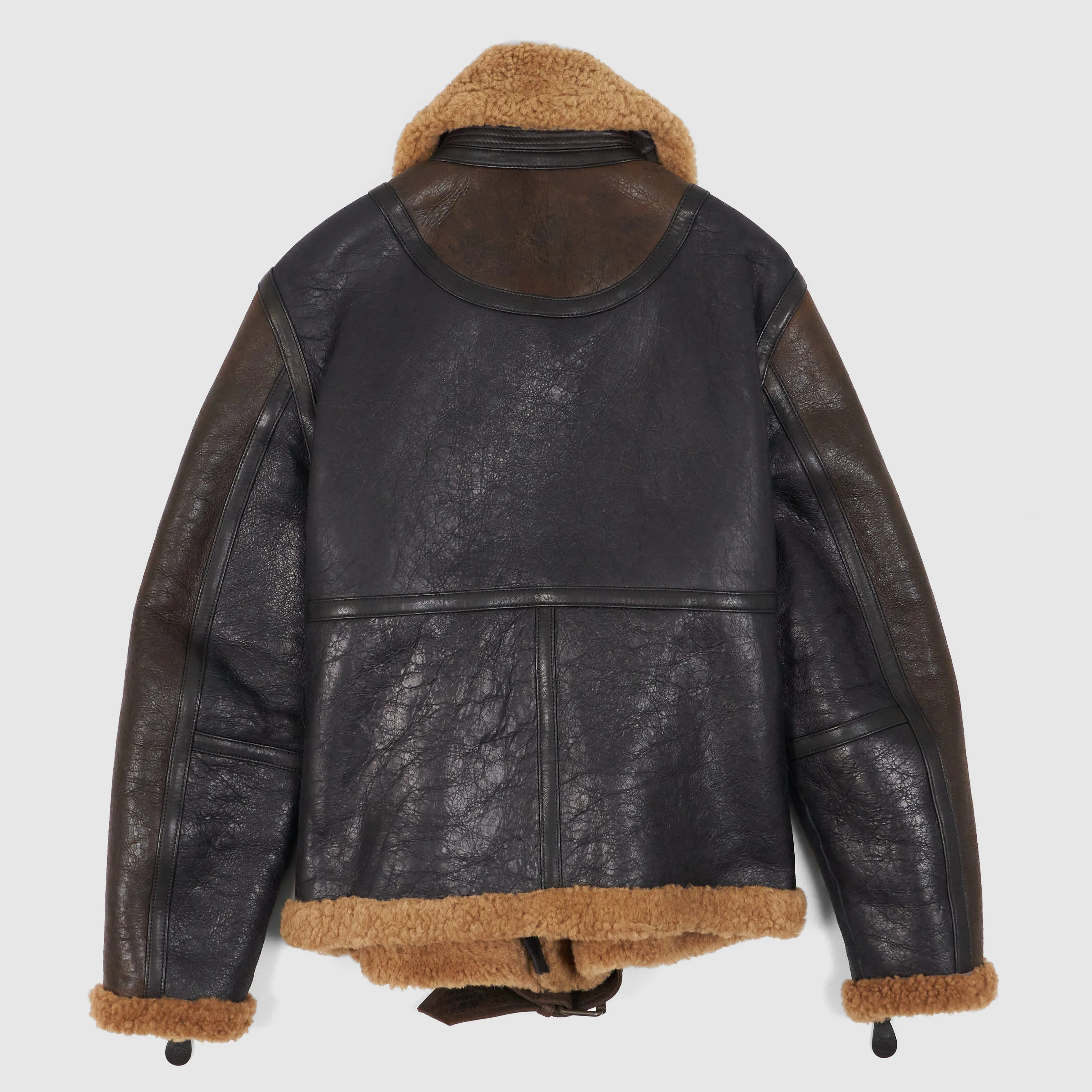 Belstaff Ladies Aviator Shearling Leather Jacket