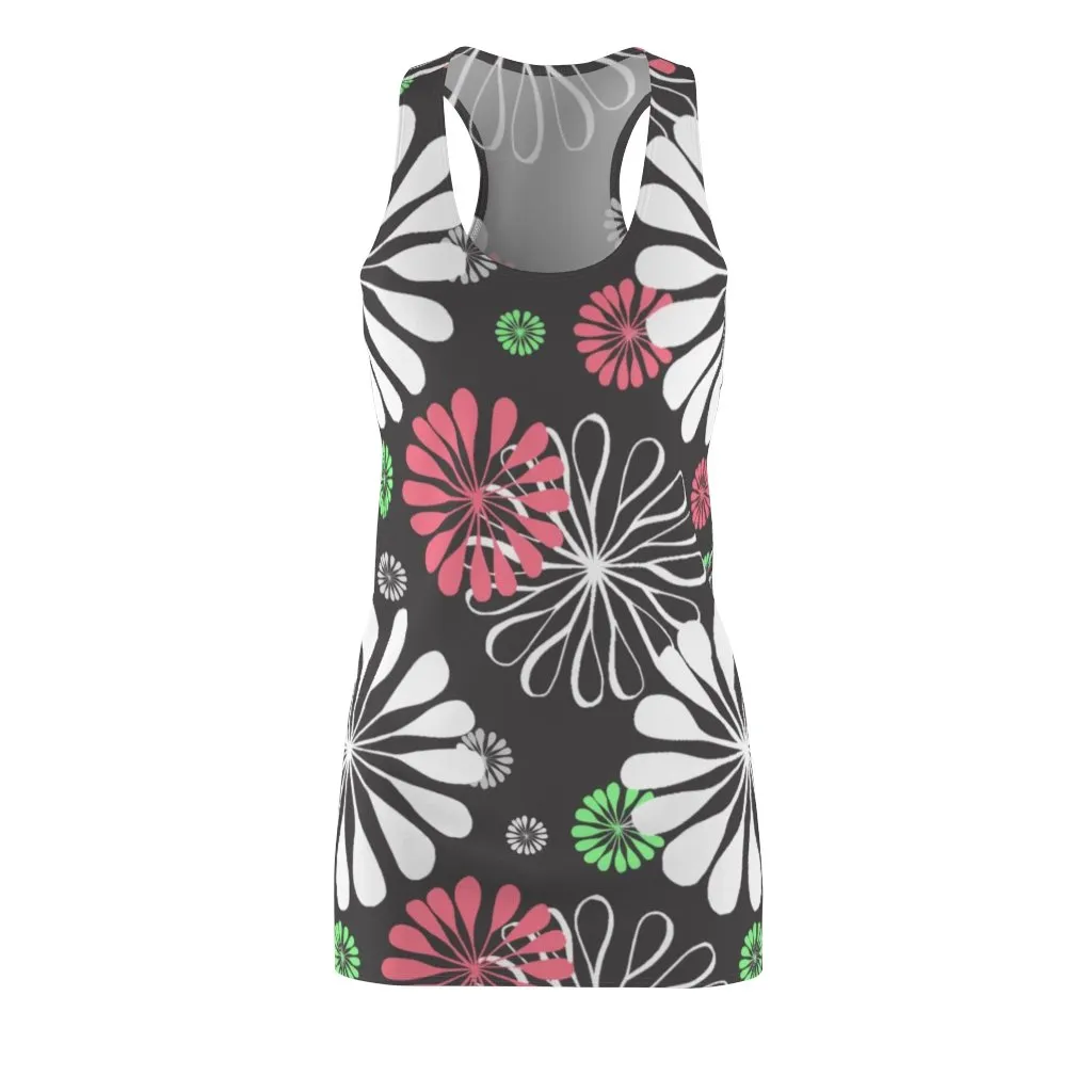 BirdGirls Flowers Galore Women's Cut & Sew Racerback Dress