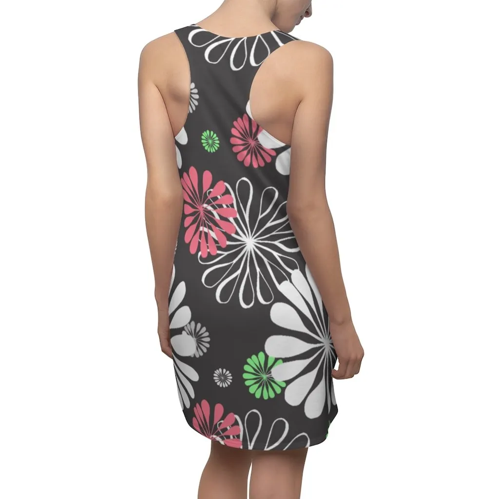 BirdGirls Flowers Galore Women's Cut & Sew Racerback Dress