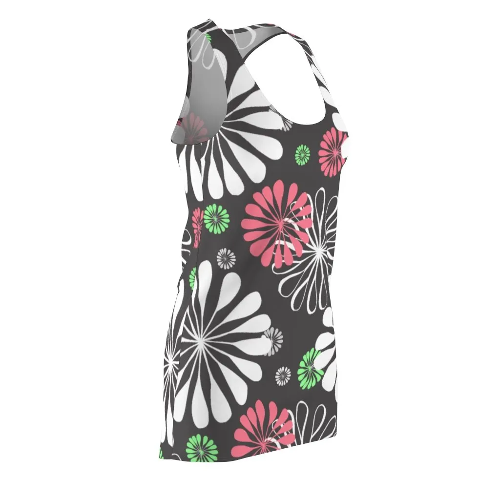 BirdGirls Flowers Galore Women's Cut & Sew Racerback Dress