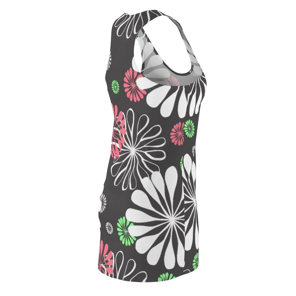 BirdGirls Flowers Galore Women's Cut & Sew Racerback Dress