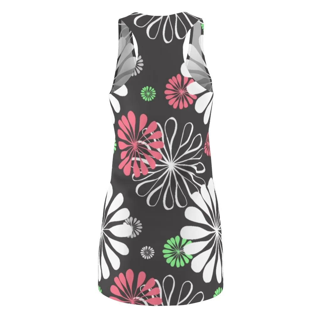 BirdGirls Flowers Galore Women's Cut & Sew Racerback Dress