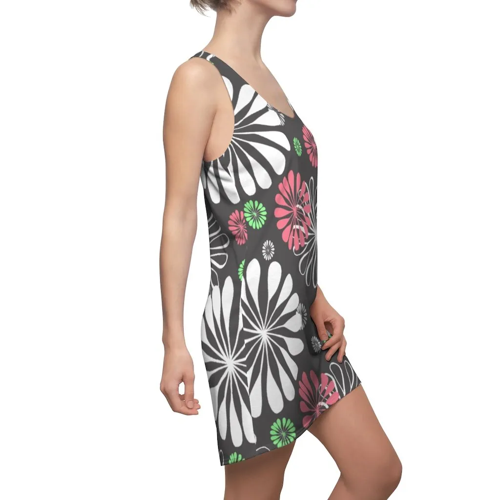 BirdGirls Flowers Galore Women's Cut & Sew Racerback Dress