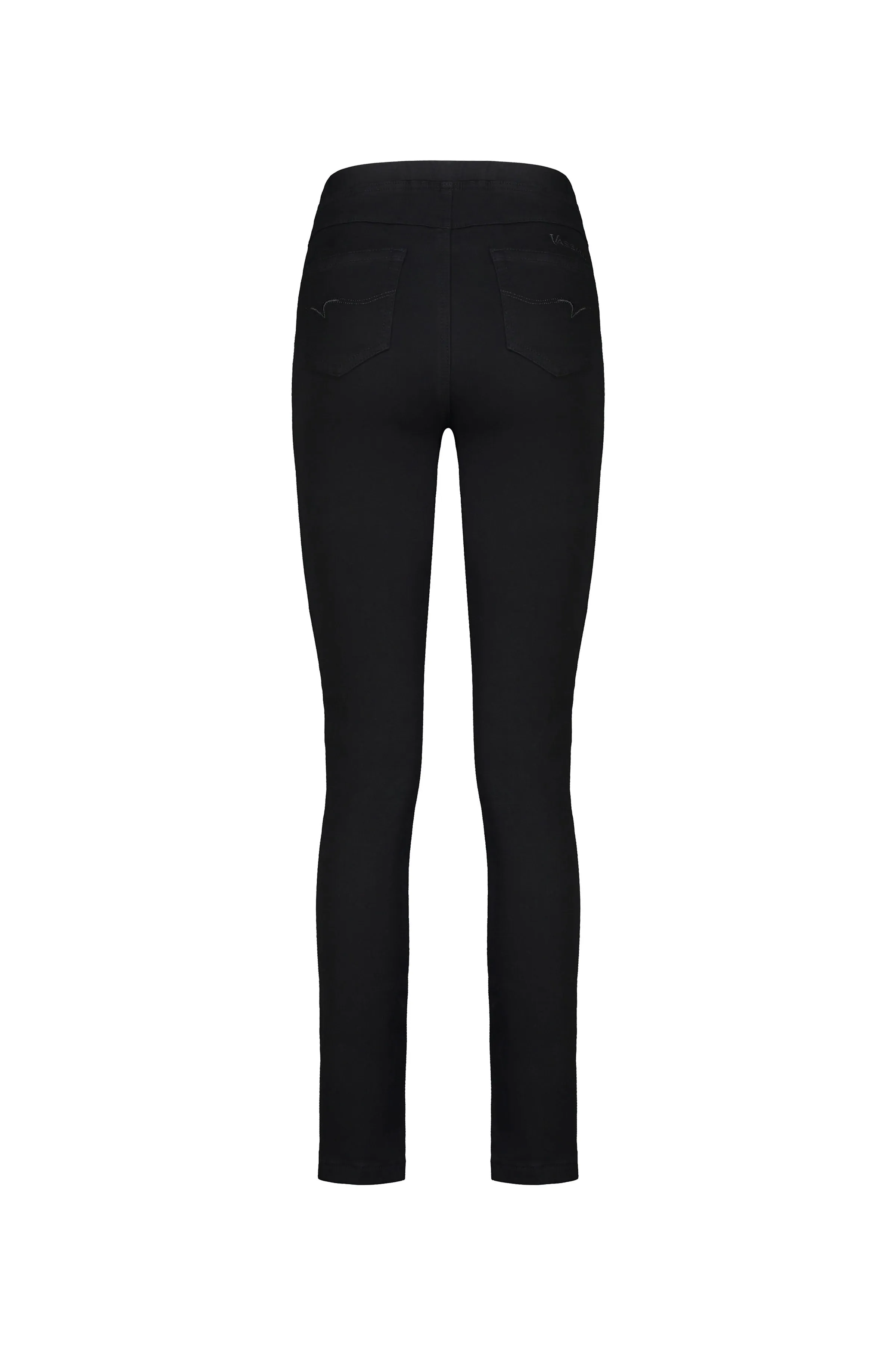Black Knit Denim Pant