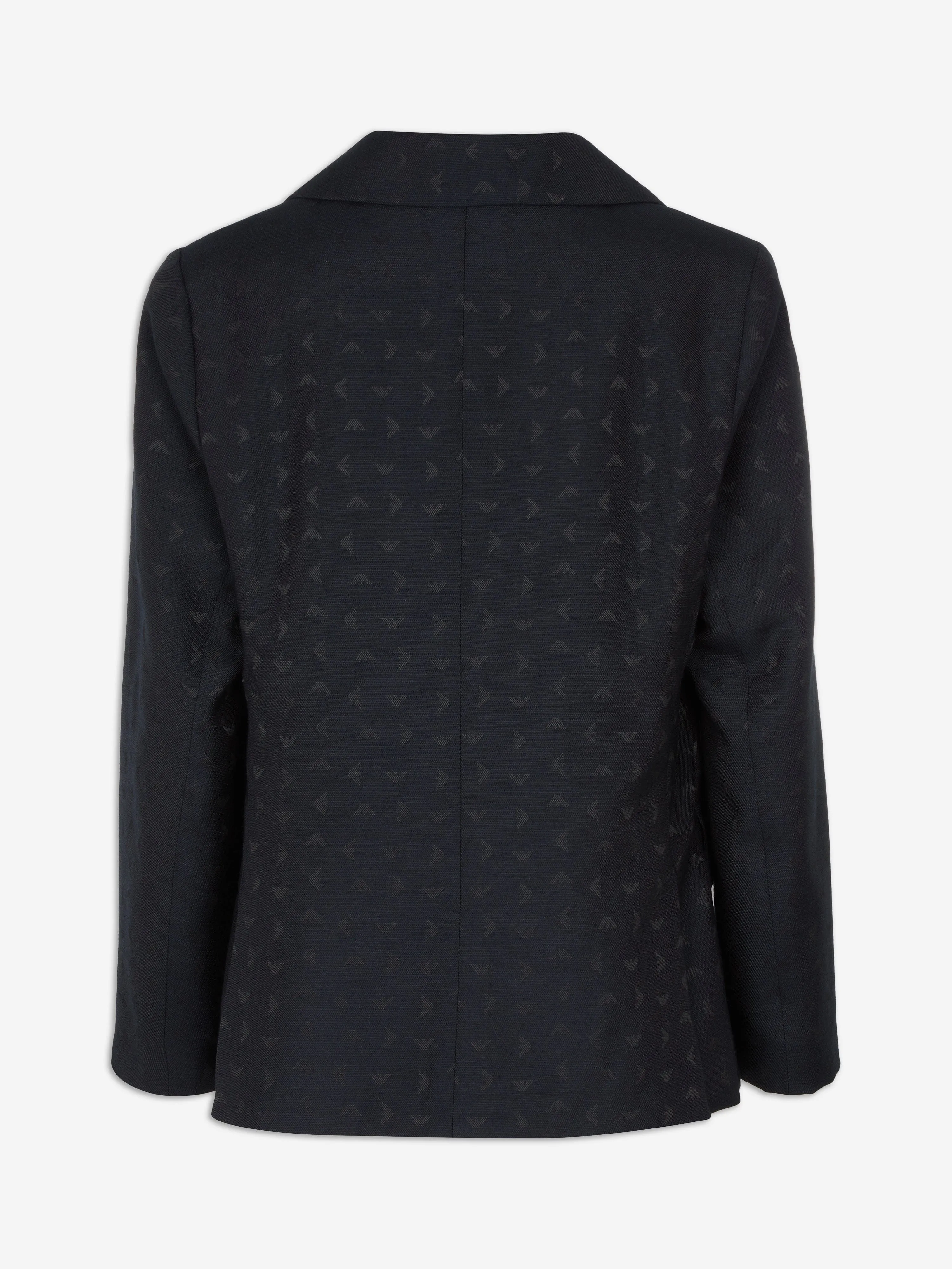 Boys Logo Blazer in Navy