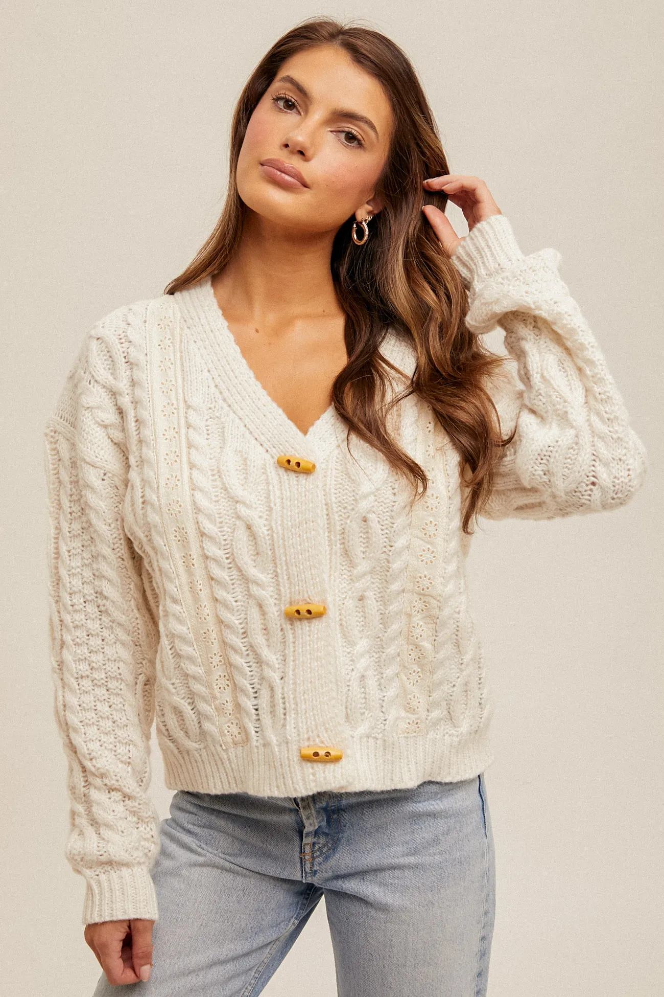 Cable Knit Cardigan