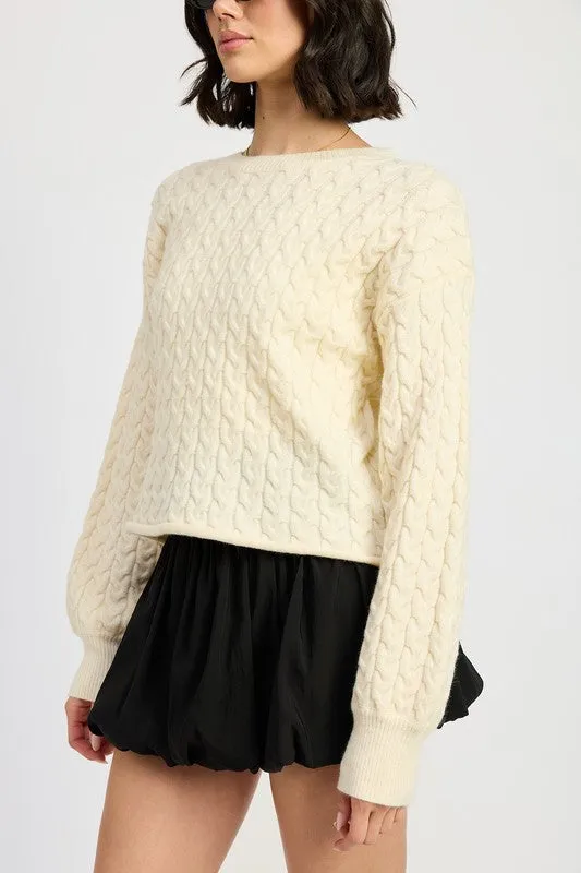 Cable Knit Sweater