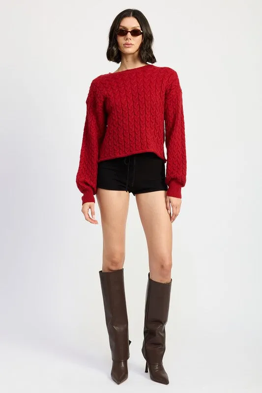 Cable Knit Sweater
