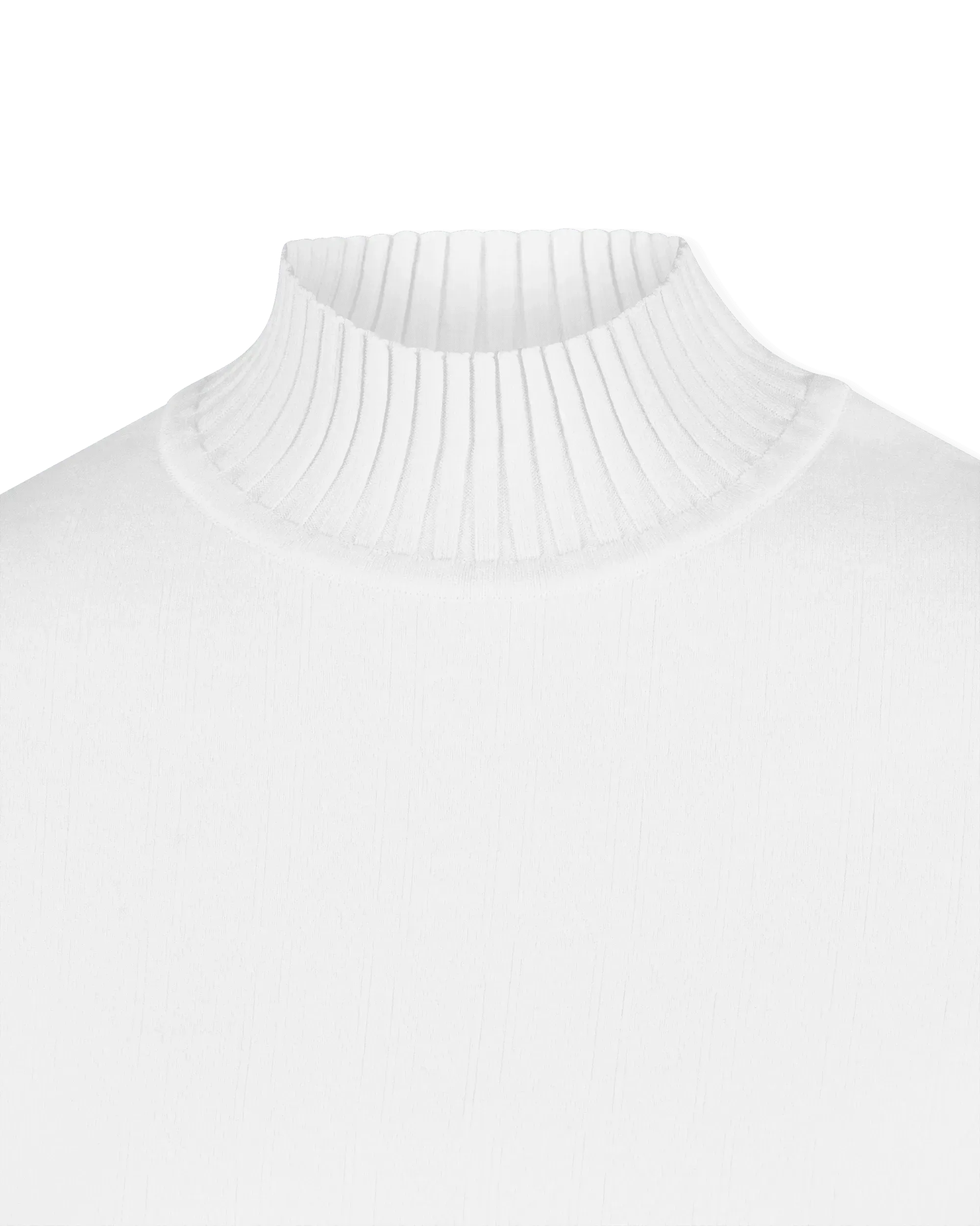 Caia Mock Neck Stretch Viscose Knit Top