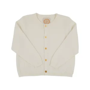 Cambridge Cardigan - Palmetto Pearl with Gold Buttons