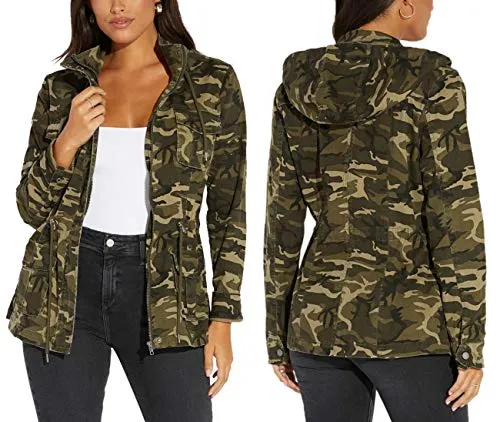Camouflage Safari Winter Jackets for Women