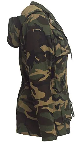 Camouflage Safari Winter Jackets for Women