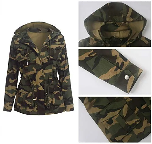 Camouflage Safari Winter Jackets for Women