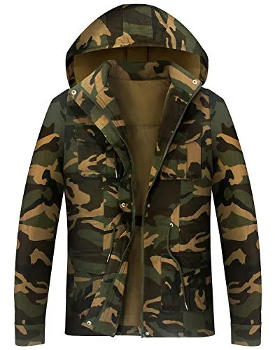 Camouflage Safari Winter Jackets for Women