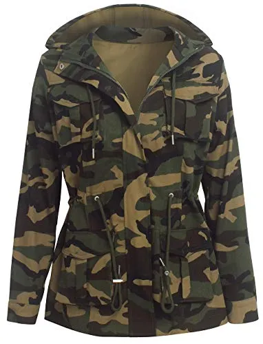 Camouflage Safari Winter Jackets for Women