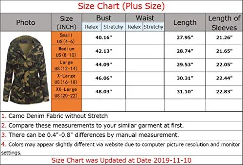 Camouflage Safari Winter Jackets for Women
