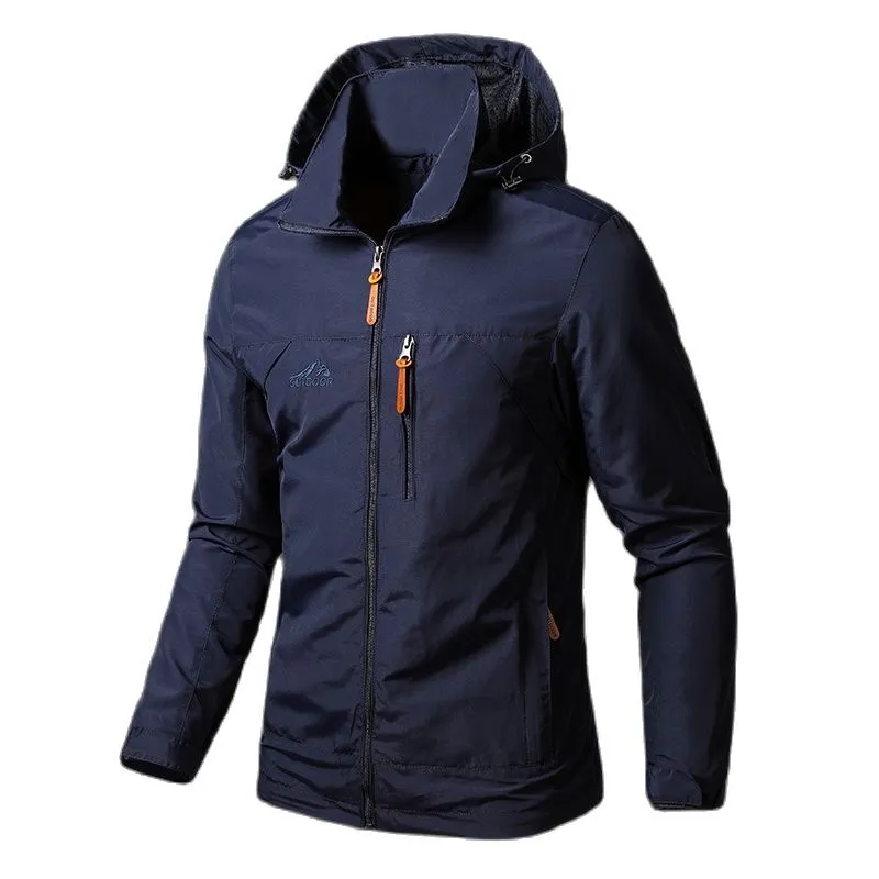 Camping Sports Men Waterproof Military Hooded Jacket
