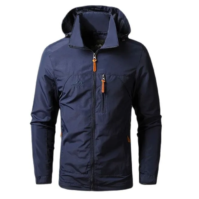 Camping Sports Men Waterproof Military Hooded Jacket